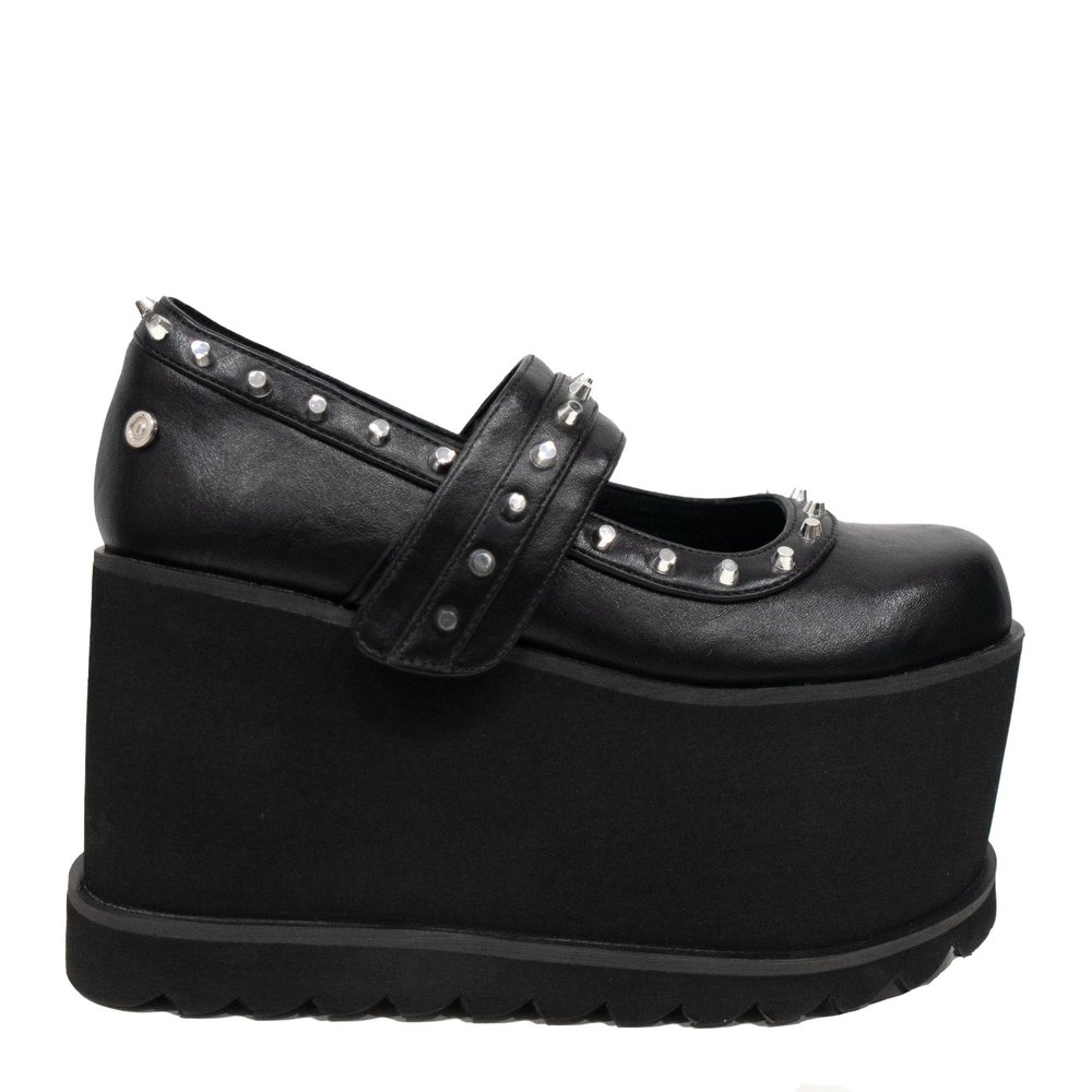 Altercore - Lauren Plateausandalen - Schwarz